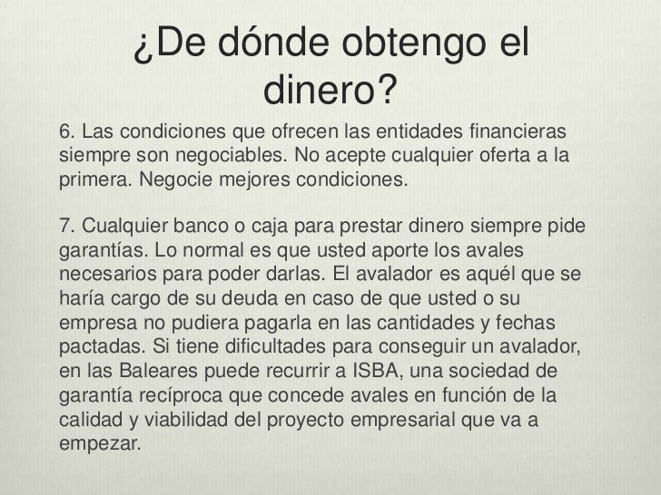 condiciones para optar a créditos en bancos