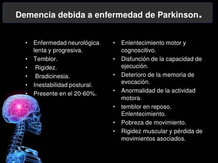 demencia por enfermedad de parkinson pdf